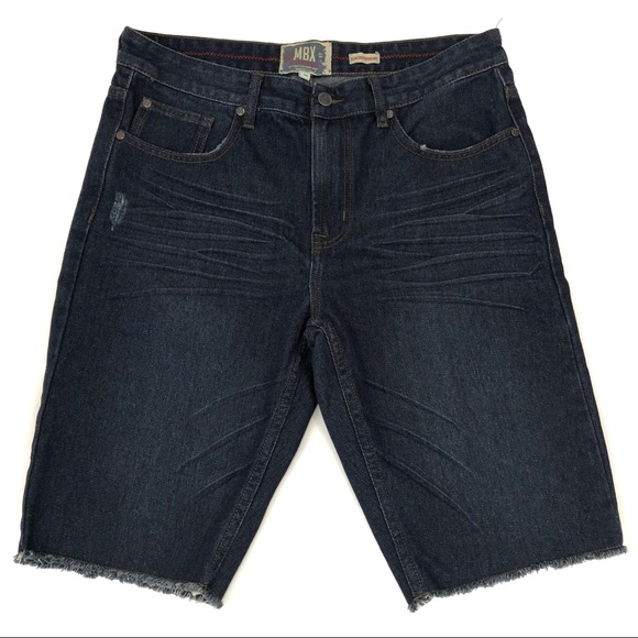 MBX Shorts Mbx Mens Slim Denim Shorts Size 34 Poshmark
